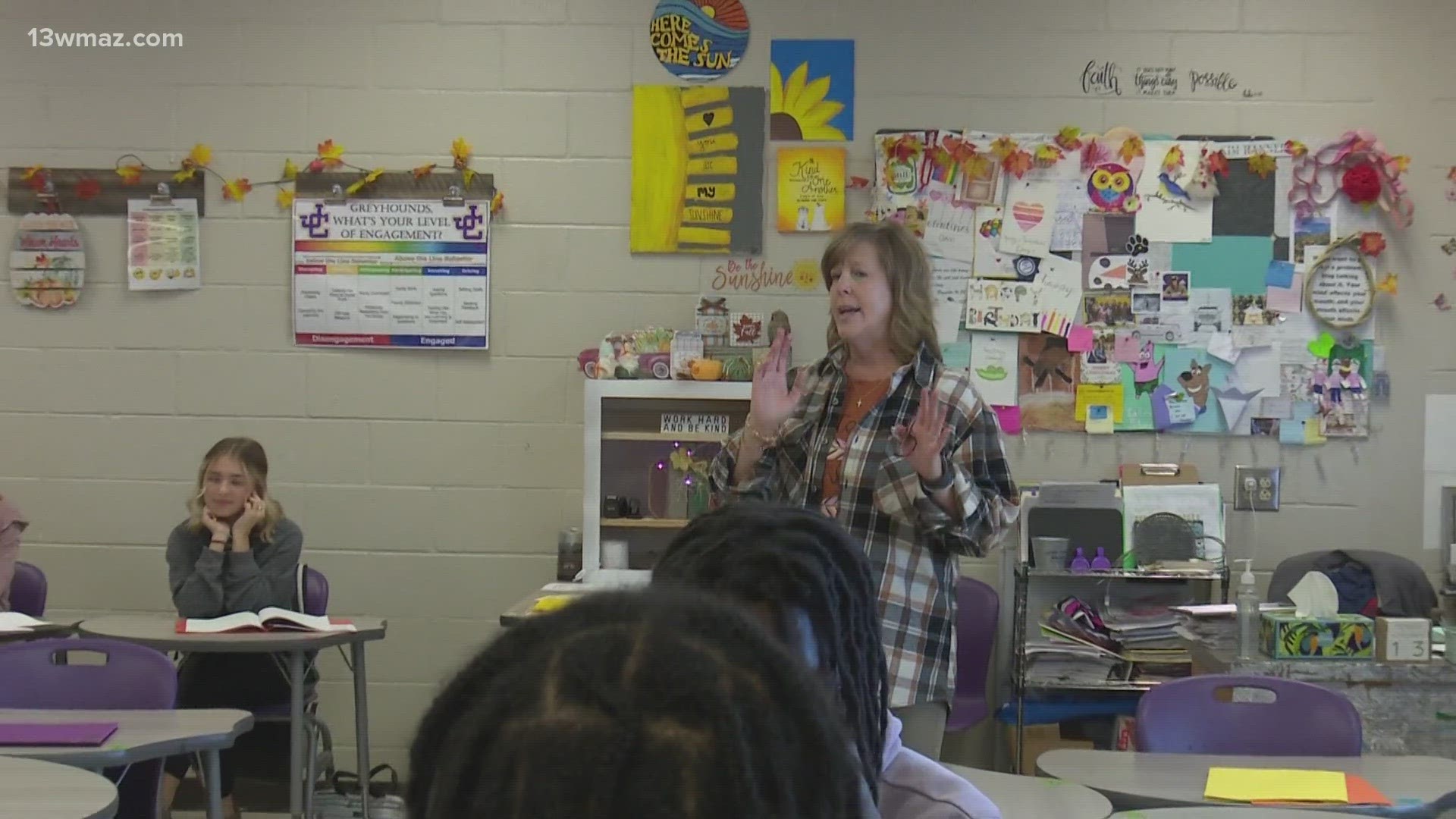 Mrs. Kimberly Hanner has been teaching for 30 years and she says Jones County High School's not getting rid of her yet.