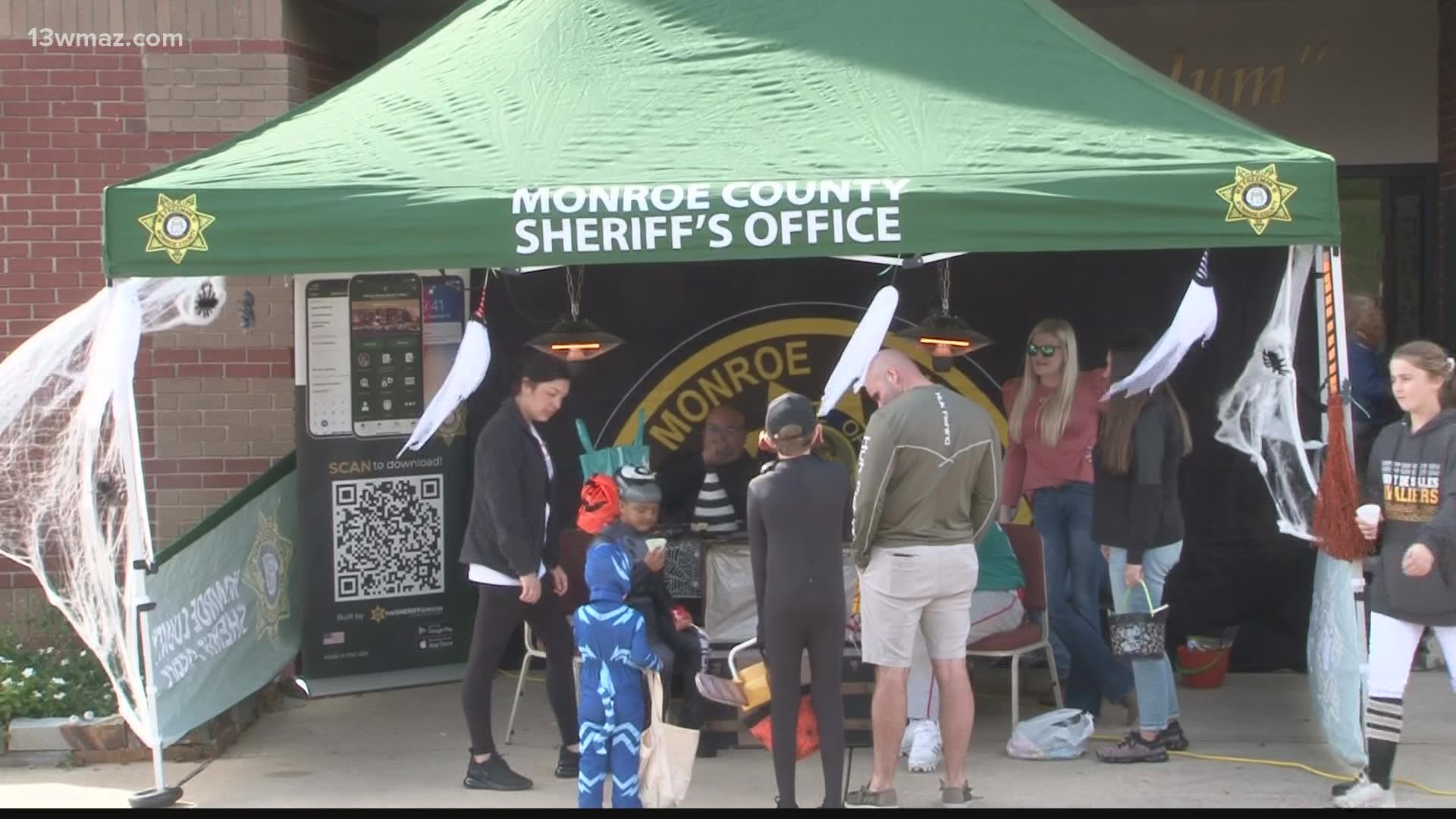 The sheriff’s office says it hosts the event to give families a safe option to enjoy the trick-or-treating experience.