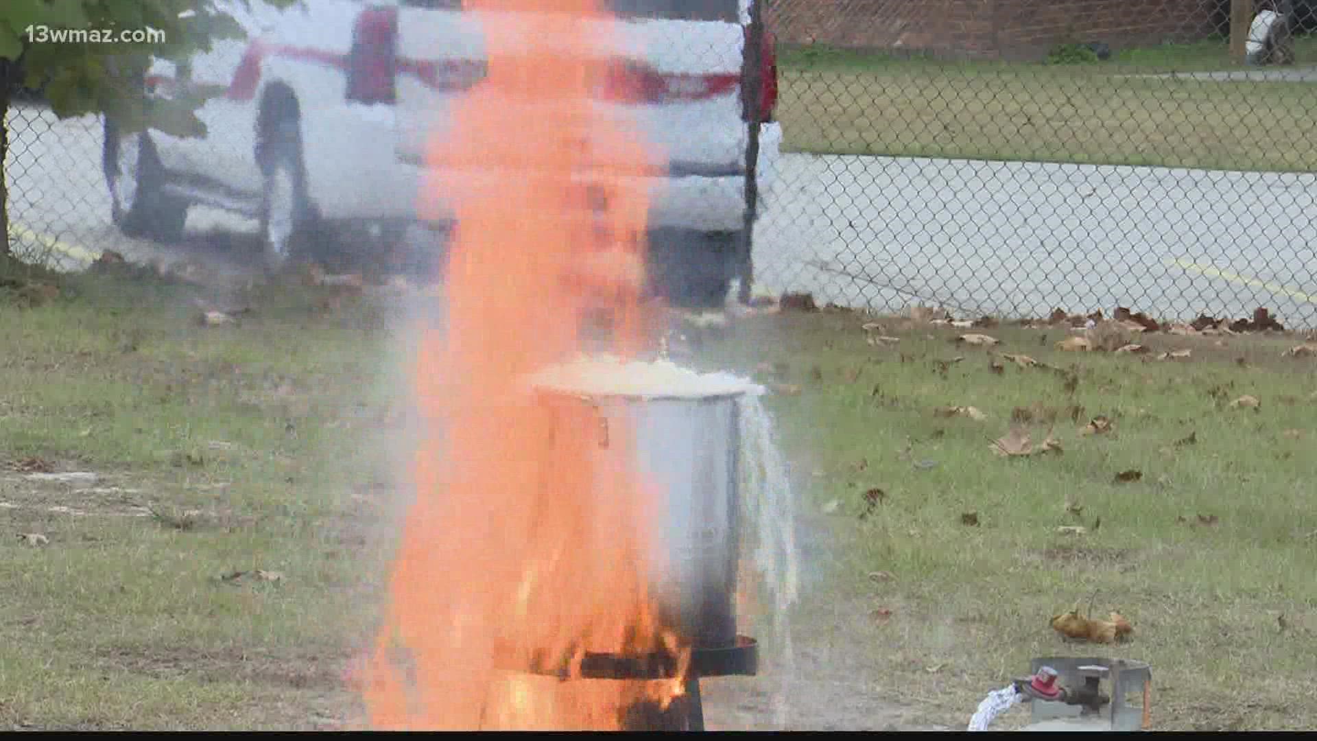 Jeremy Webb says the biggest dangers are frying turkey that isn't fully unthawed and overfilling your grease pan.