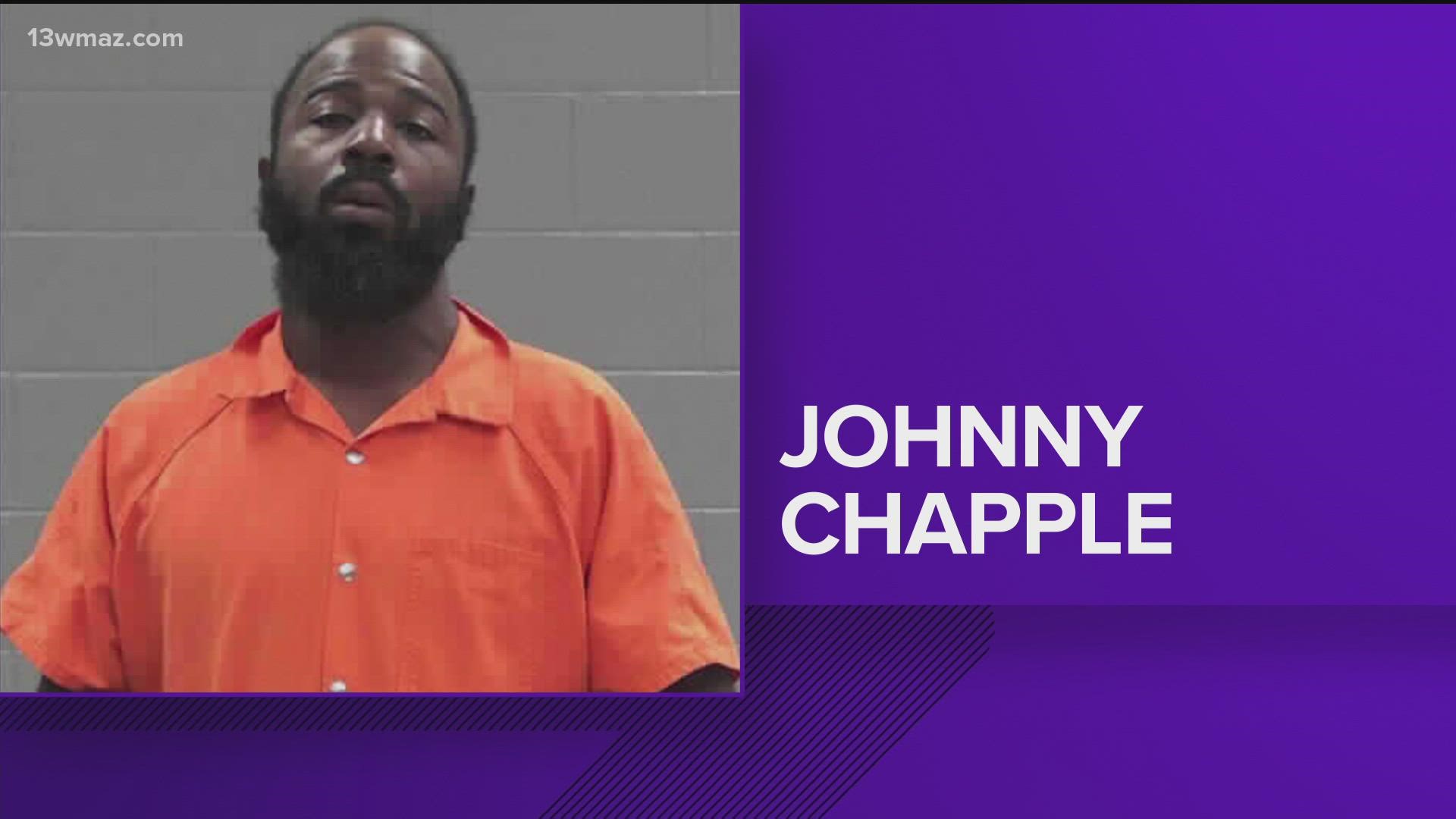 According to Inv. Robert Butch, Johnny Lee Chapple is charged with murder, aggravated assault, and other charges.