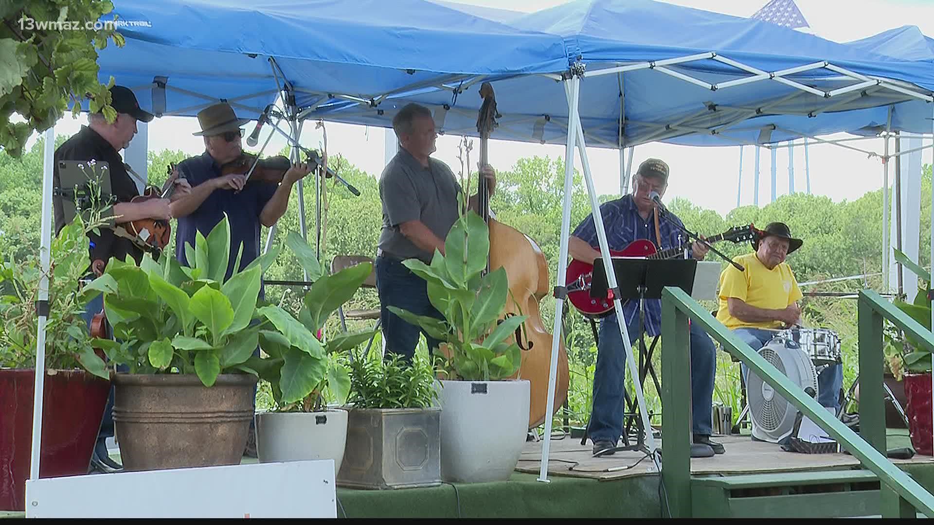 Every Sunday afternoon, musicians play their tunes from noon to 4 p.m. for free.