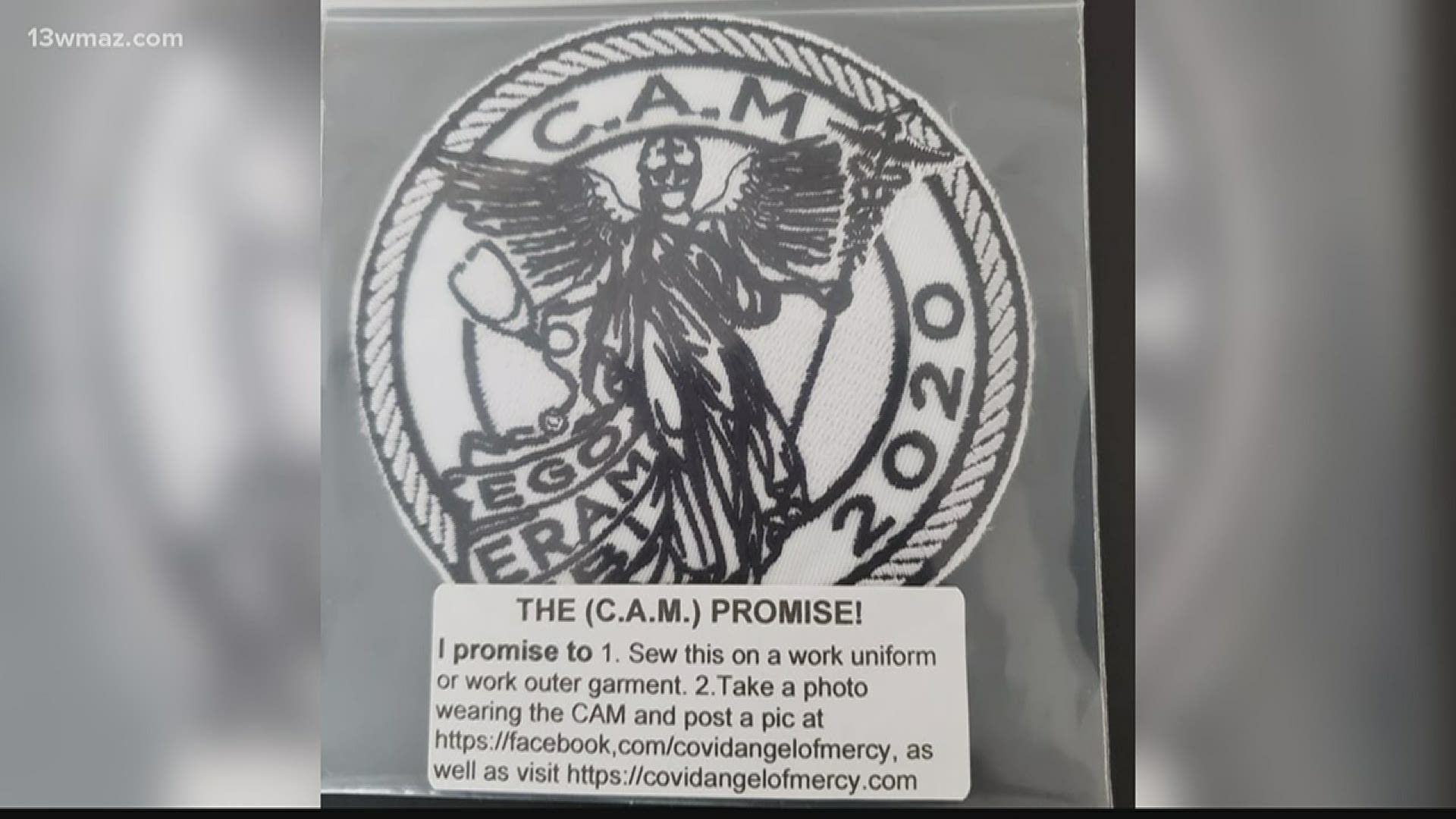 In the military they get combat patches. Jacob Neal thinks folks that are working on the front lines against coronavirus deserve a badge of honor.