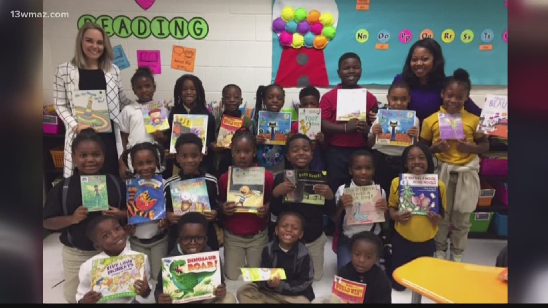 13WMAZ staff reads to kids across Central Georgia