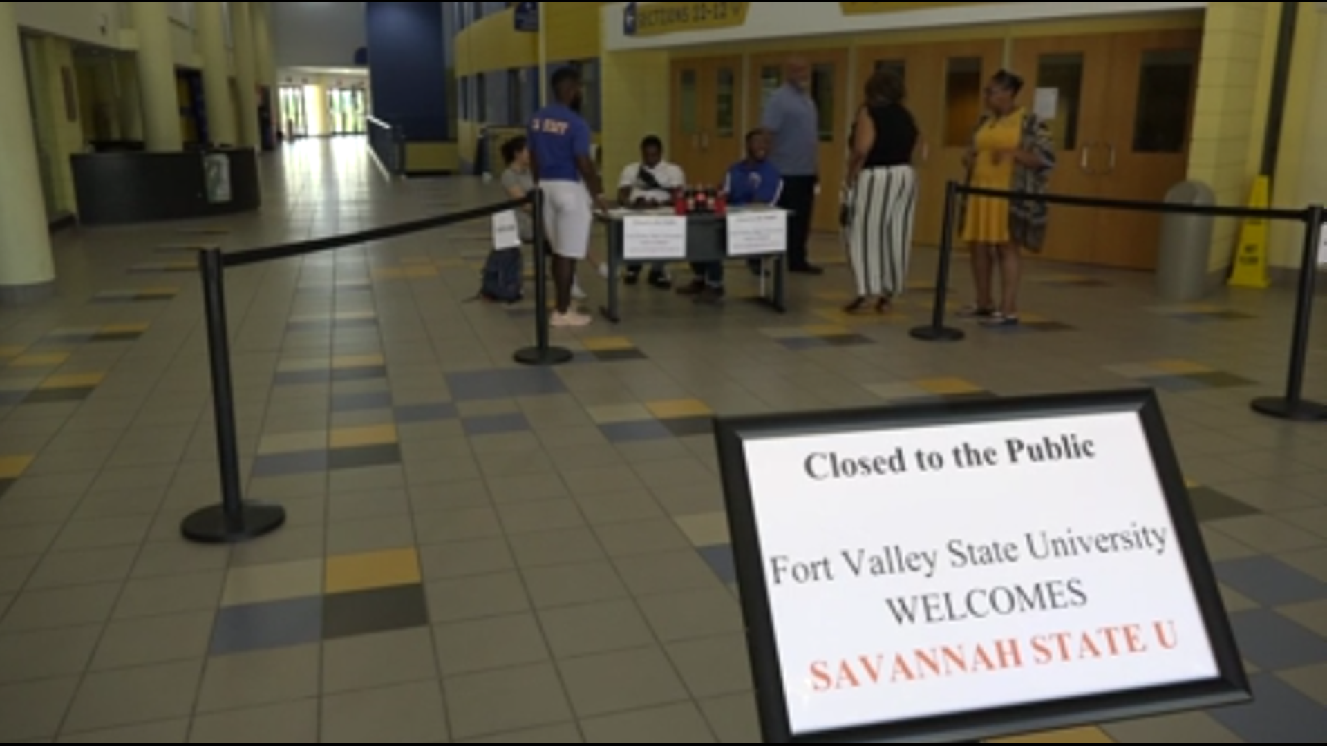 One of the Georgia coastal cities evacuated this week was Savannah, leaving some Savannah State University students to leave the city.