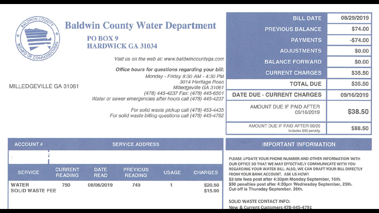 Baldwin County Water Login Municipal Online Services