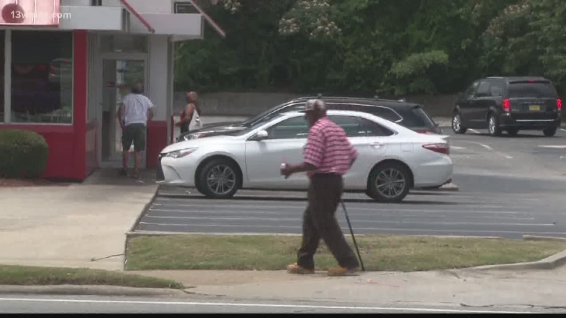 Program to protect pedestrians on roads