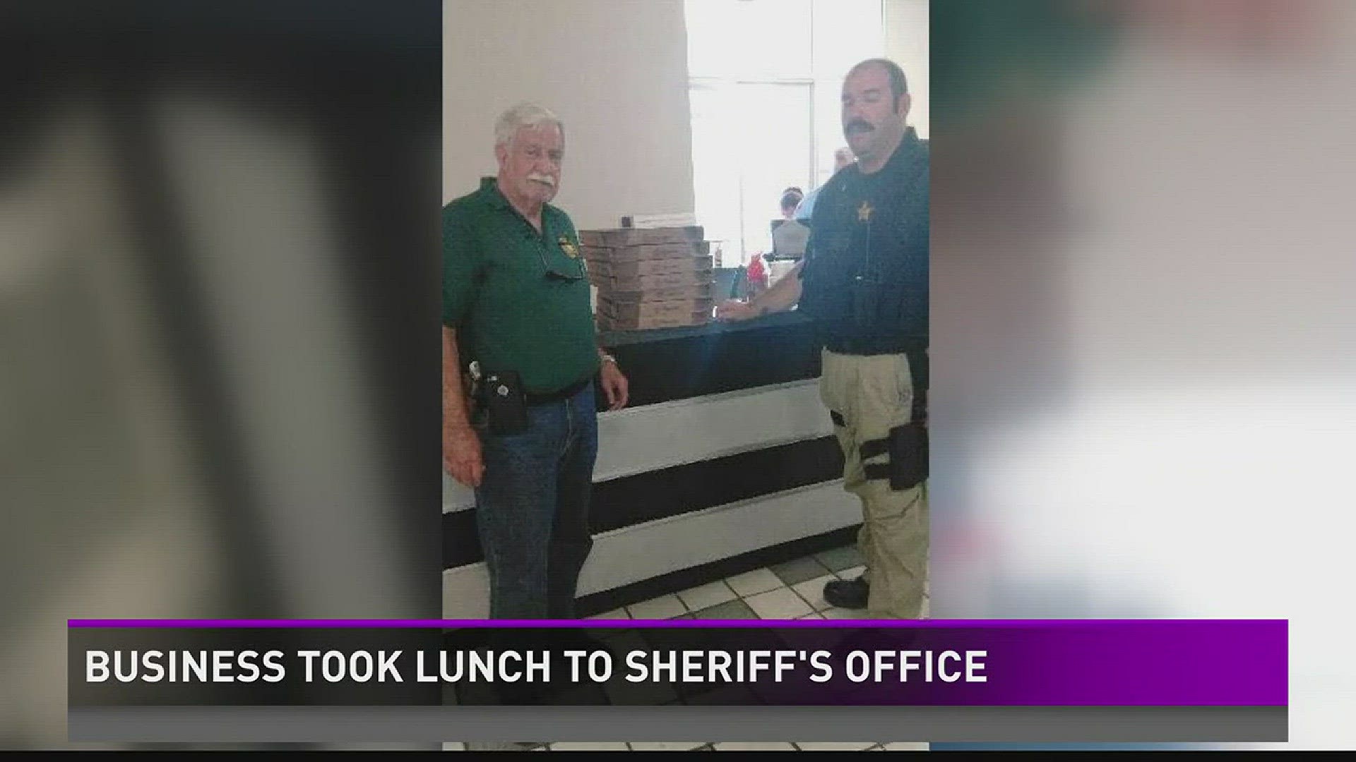 Business took lunch to Putnam sheriff's office