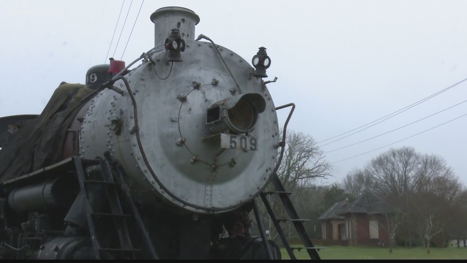 A steam locomotive near downtown Macon is one step closer to being fixed up, but the county needs more money to fully restore it.
