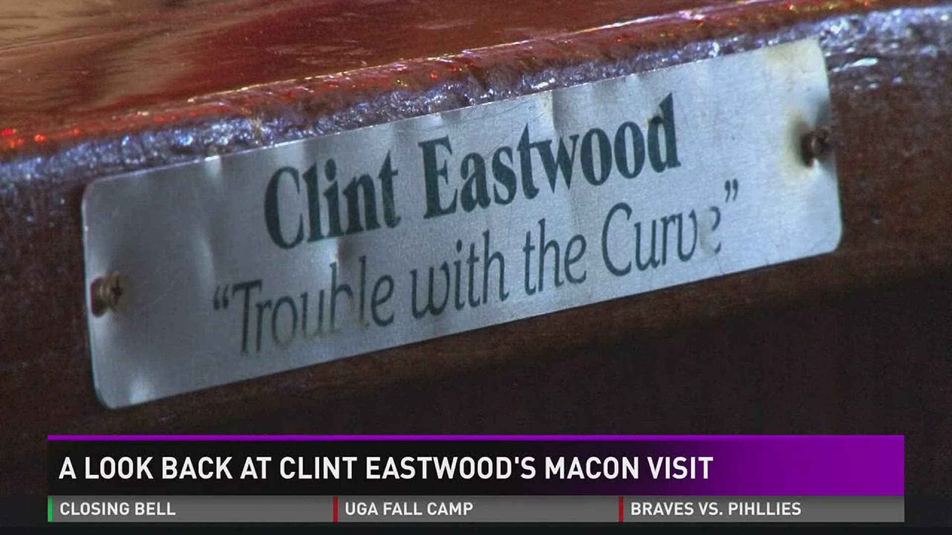 A look back at Clint Eastwood's Macon visit