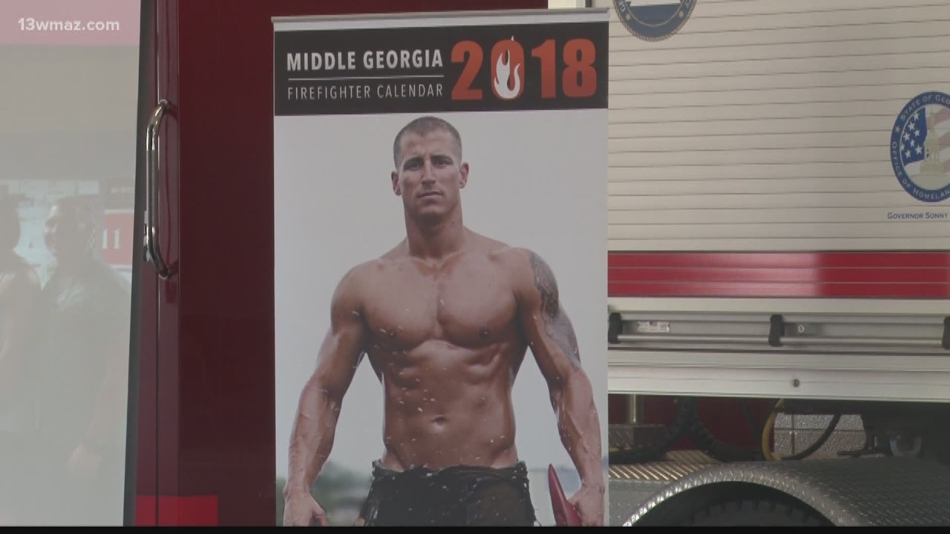 MaconBibb Fire Department donates calendar proceeds to two