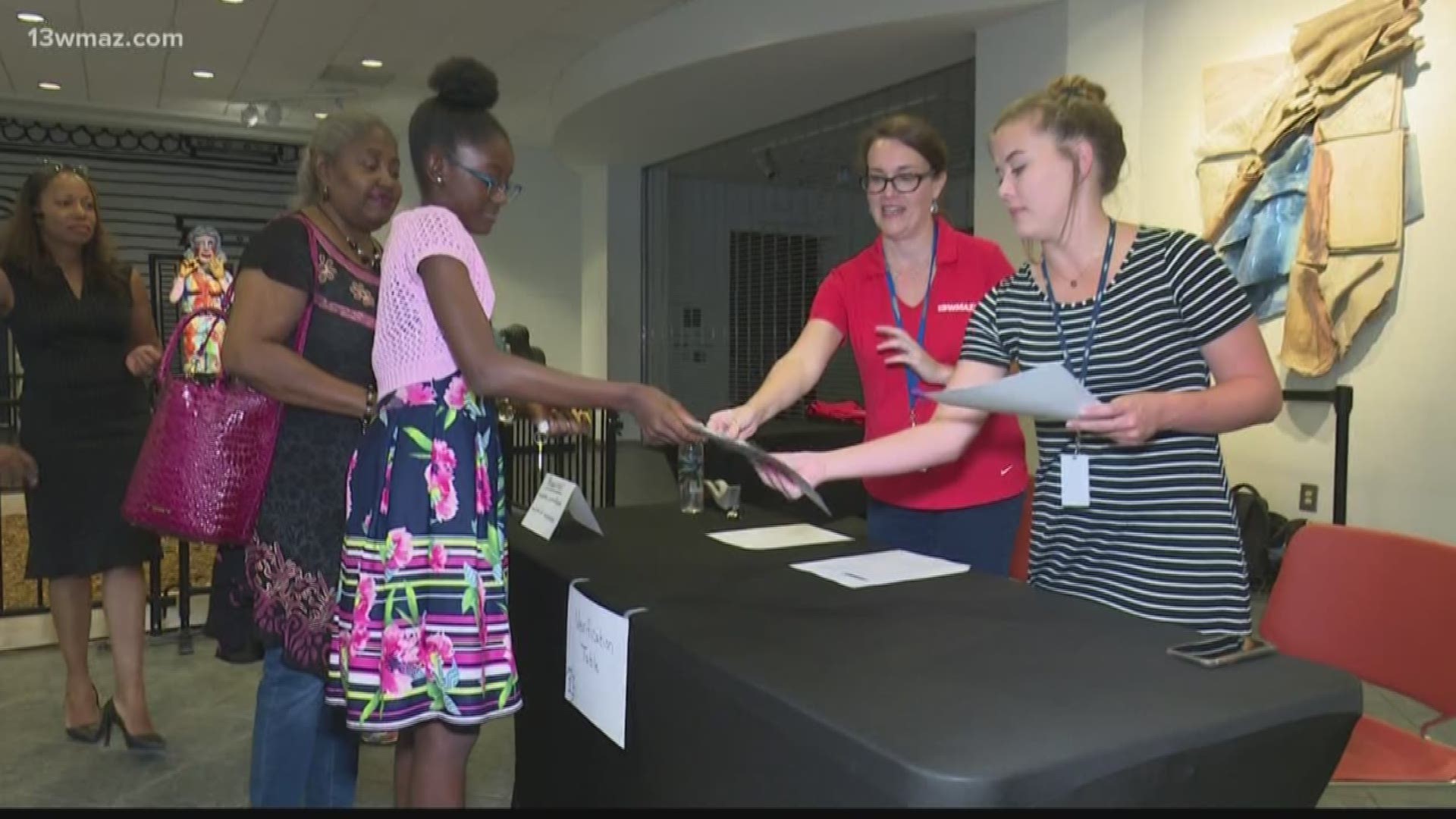 Tuesday, the first round of students auditioned at the Museum of Arts and Sciences for a chance to become a 13WMAZ Junior Journalist. We're looking for a team of 10 students from across Central Georgia to serve for two years, representing 13WMAZ in their communities and working with reporters on stories each week.