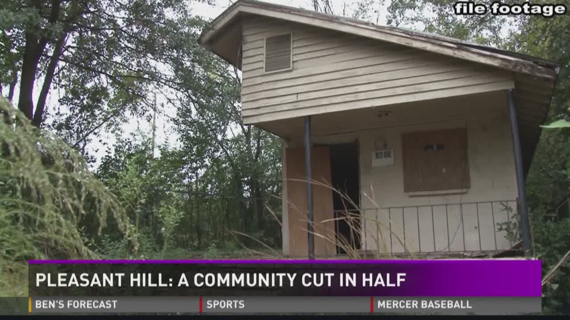 Pleasant Hill: A community cut in half