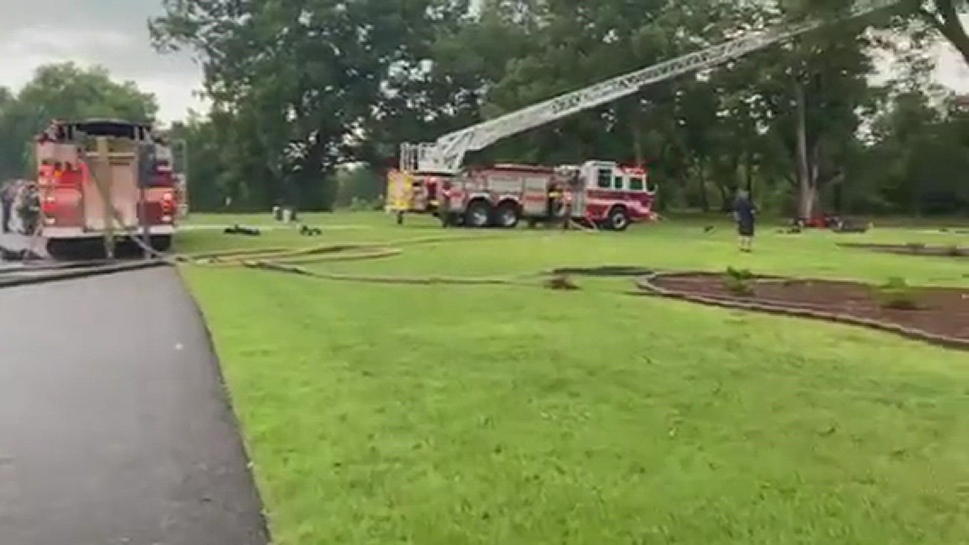 Bibb crews fight lightning fire at Peninsula Avenue home
Credit: Raime