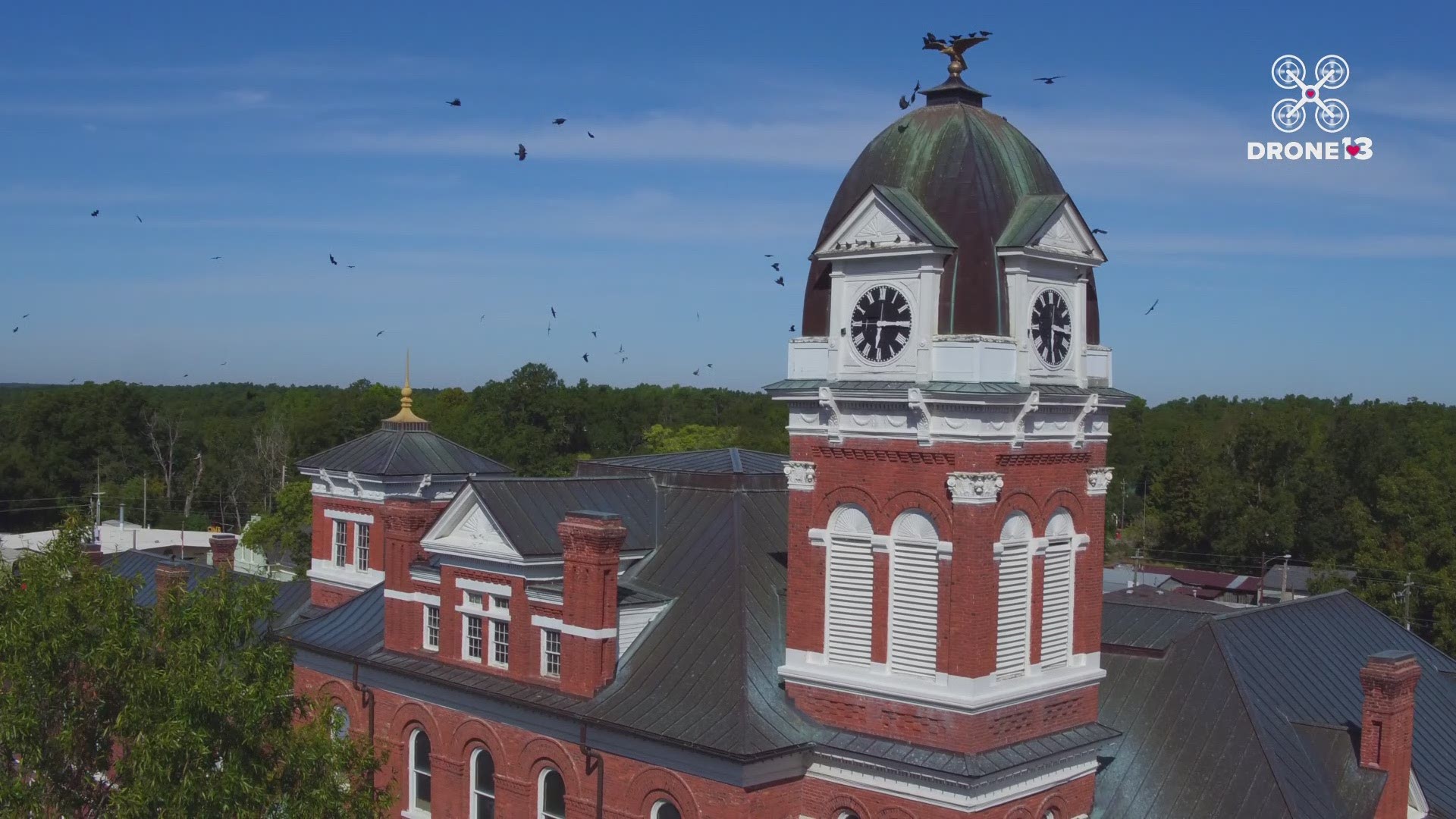 This courthouse was built in 1869 after General William T. Sherman burned down the one on this site during the Civil War.