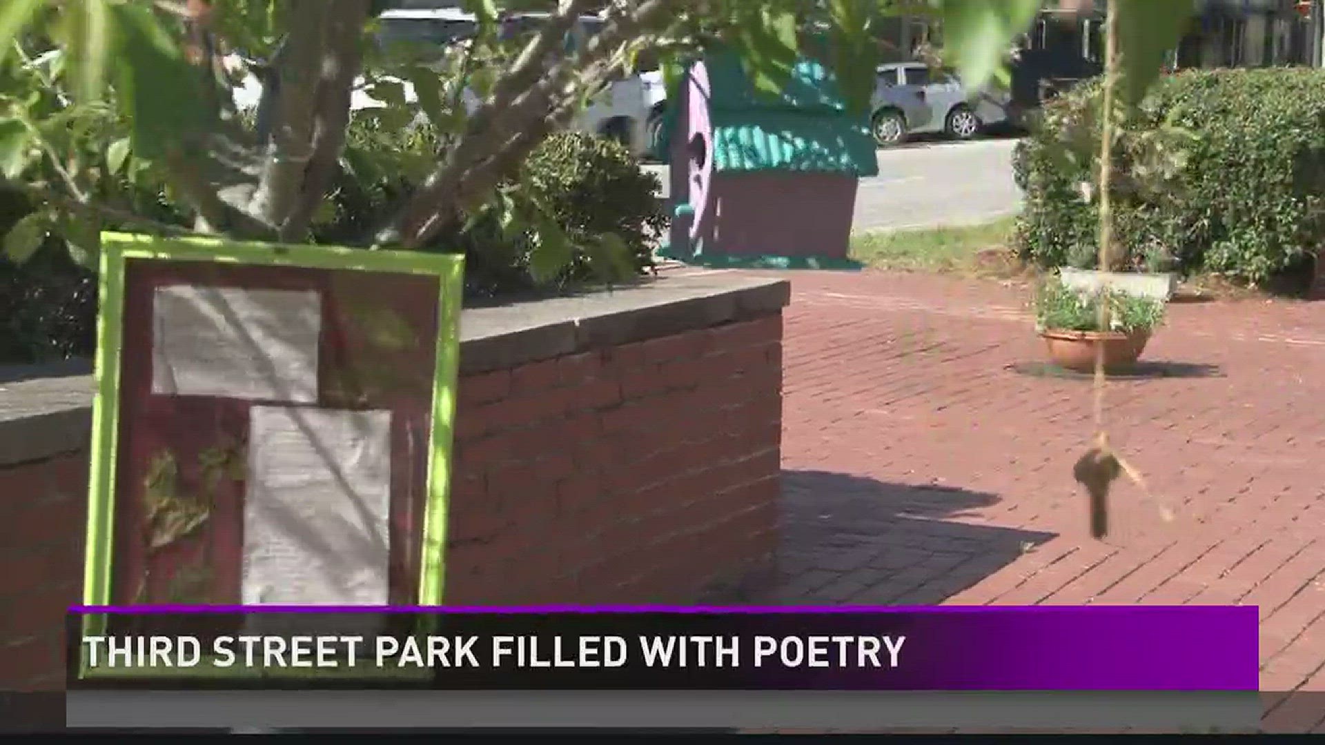Third Street Park filled with poetry