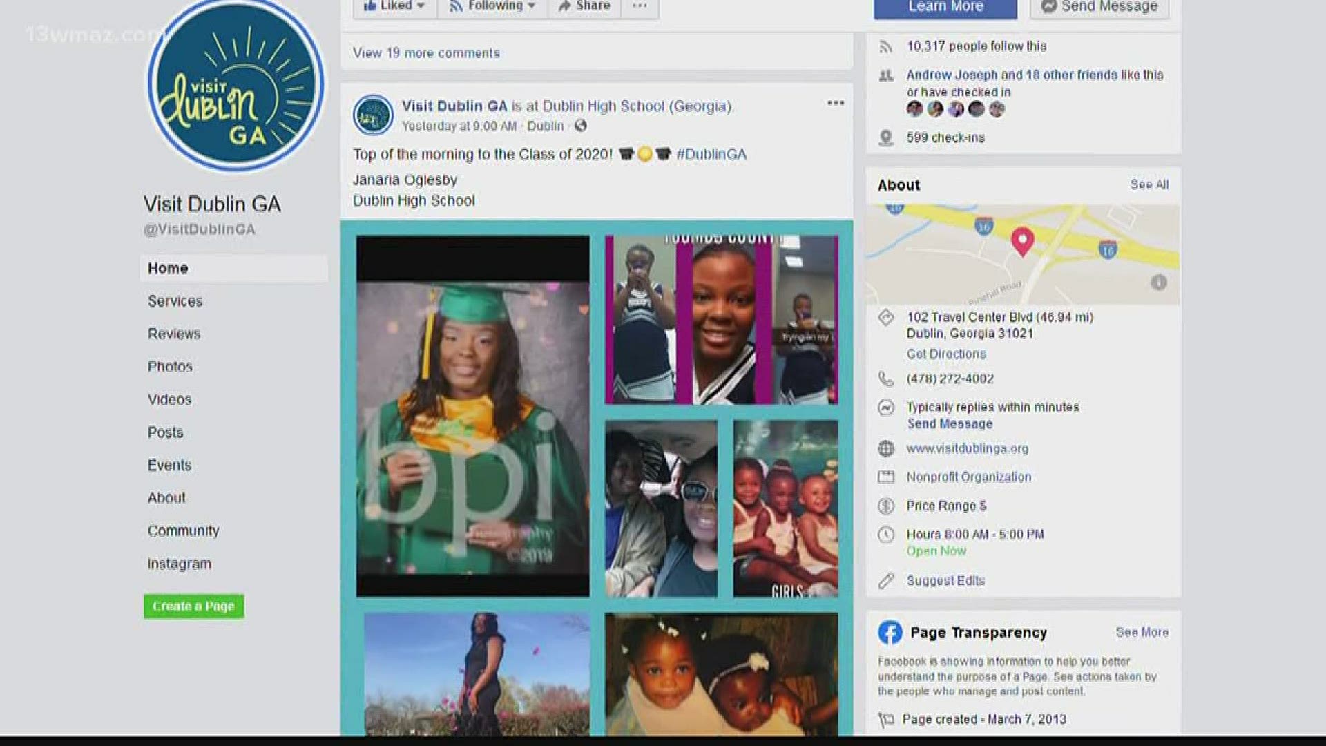 Visit Dublin is honoring high school seniors in Laurens County on their social media accounts. All seniors have to do is submit their picture and a quote.