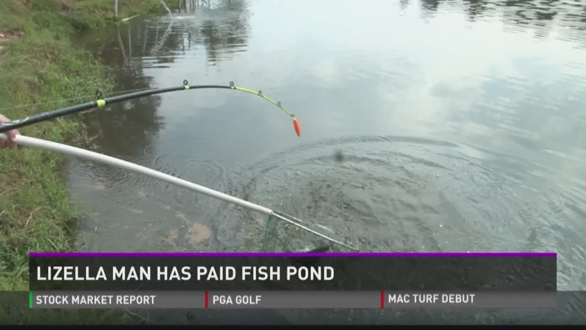 Lizella man has paid fish pond