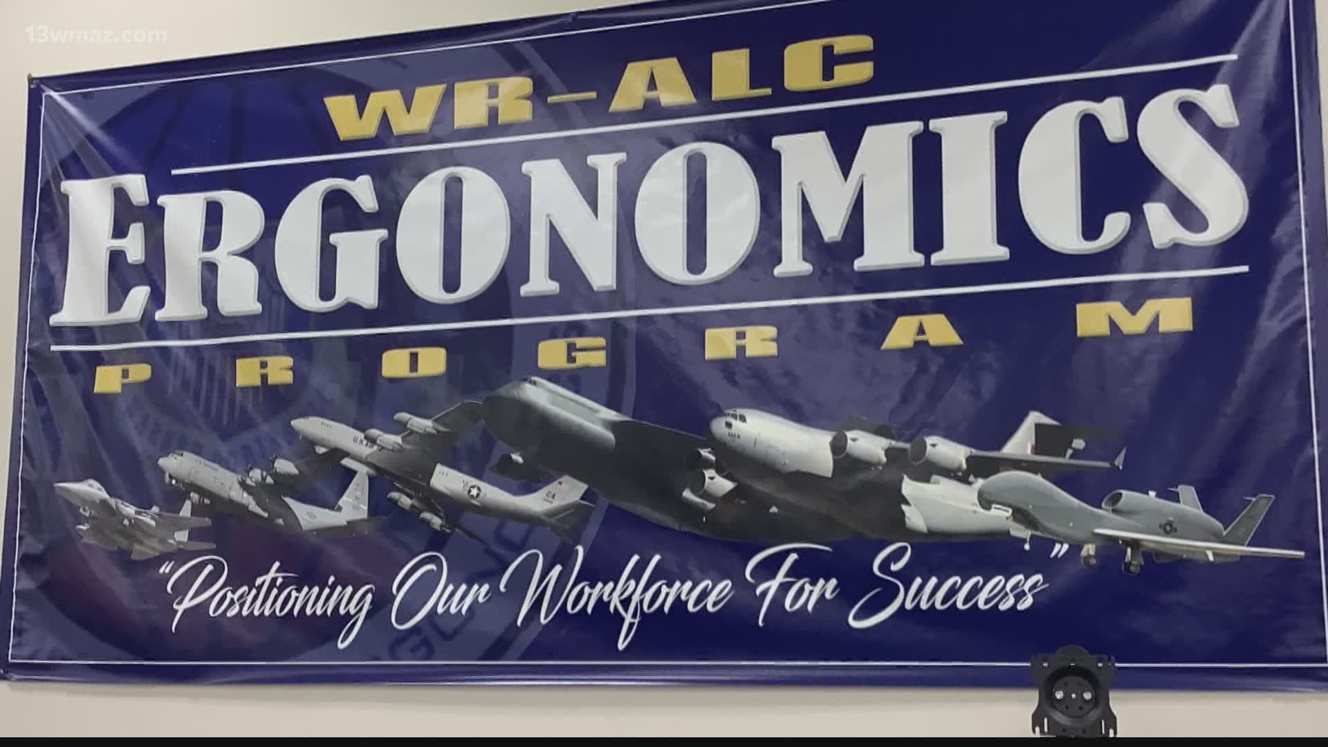 The Ergonomics team at Robins Air Force Base says they 'posture' the warfighter for success.