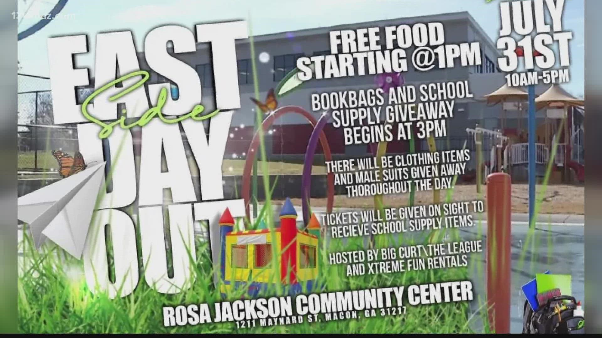 Rosa Jackson Center hosting 'Eastside Day Out' supply giveaway ...