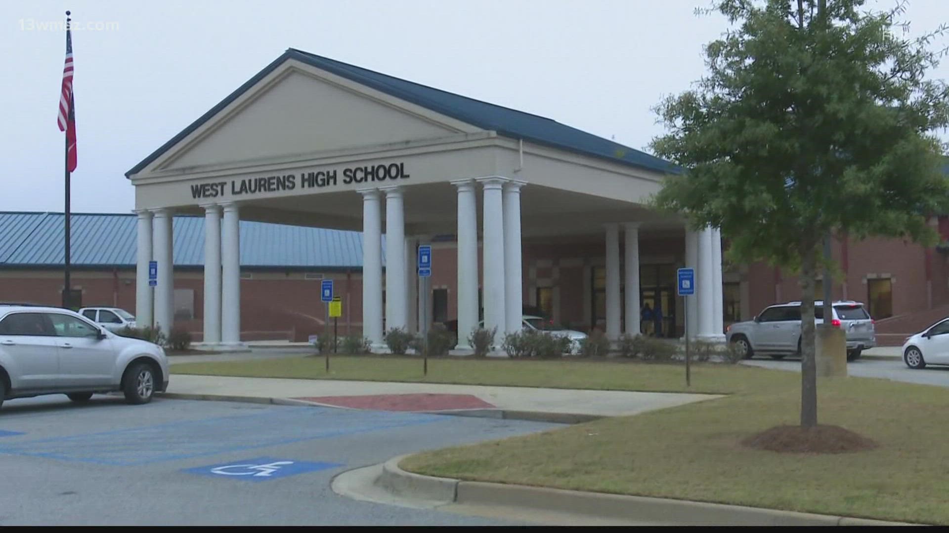 In Laurens County, a threat written on a bathroom wall has middle school and high school parents concerned.