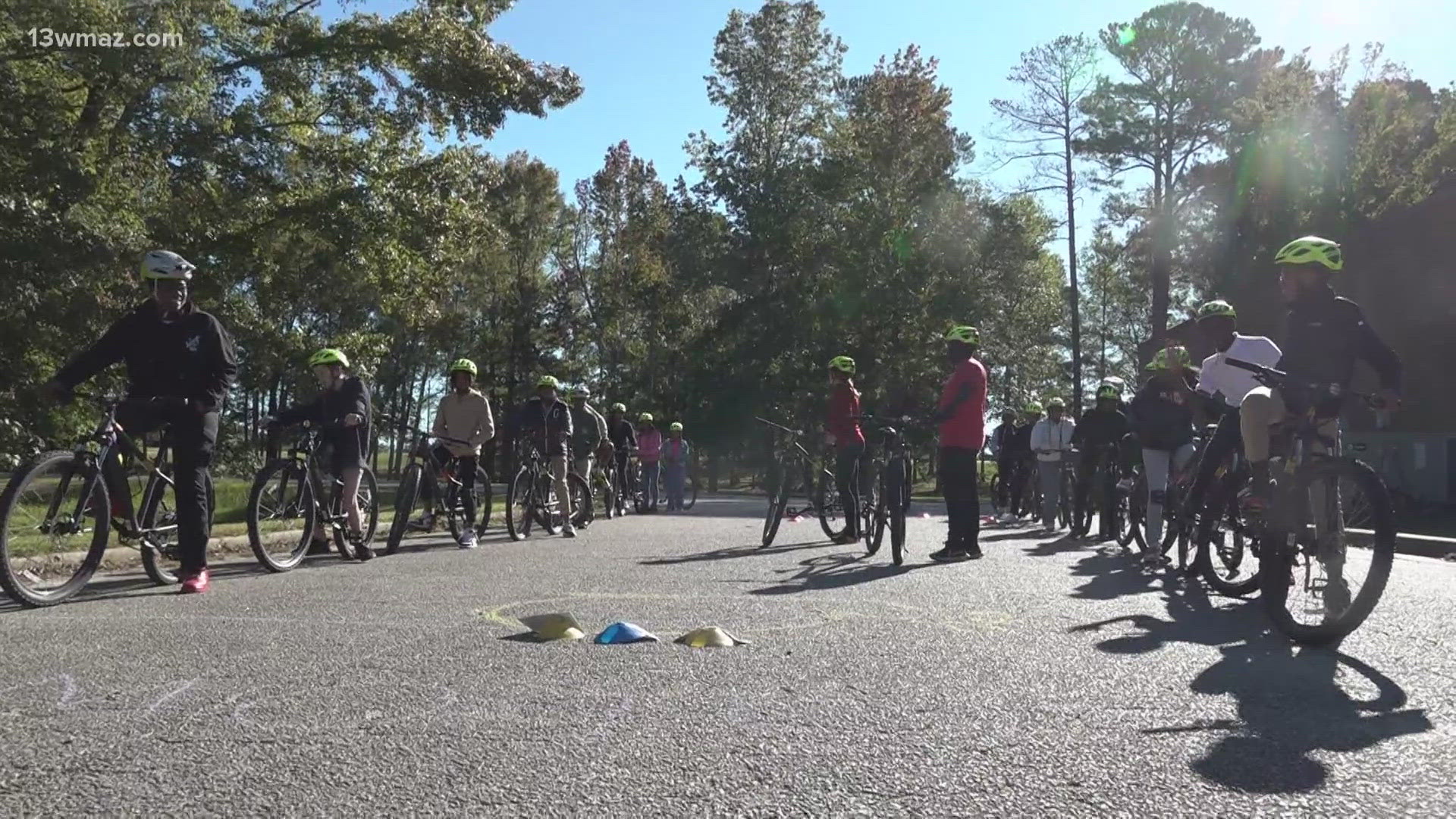 Middle schoolers at Hancock Central are not only learning skills and techniques to ride a bike, but also life lessons they can carry for the rest of their lives.