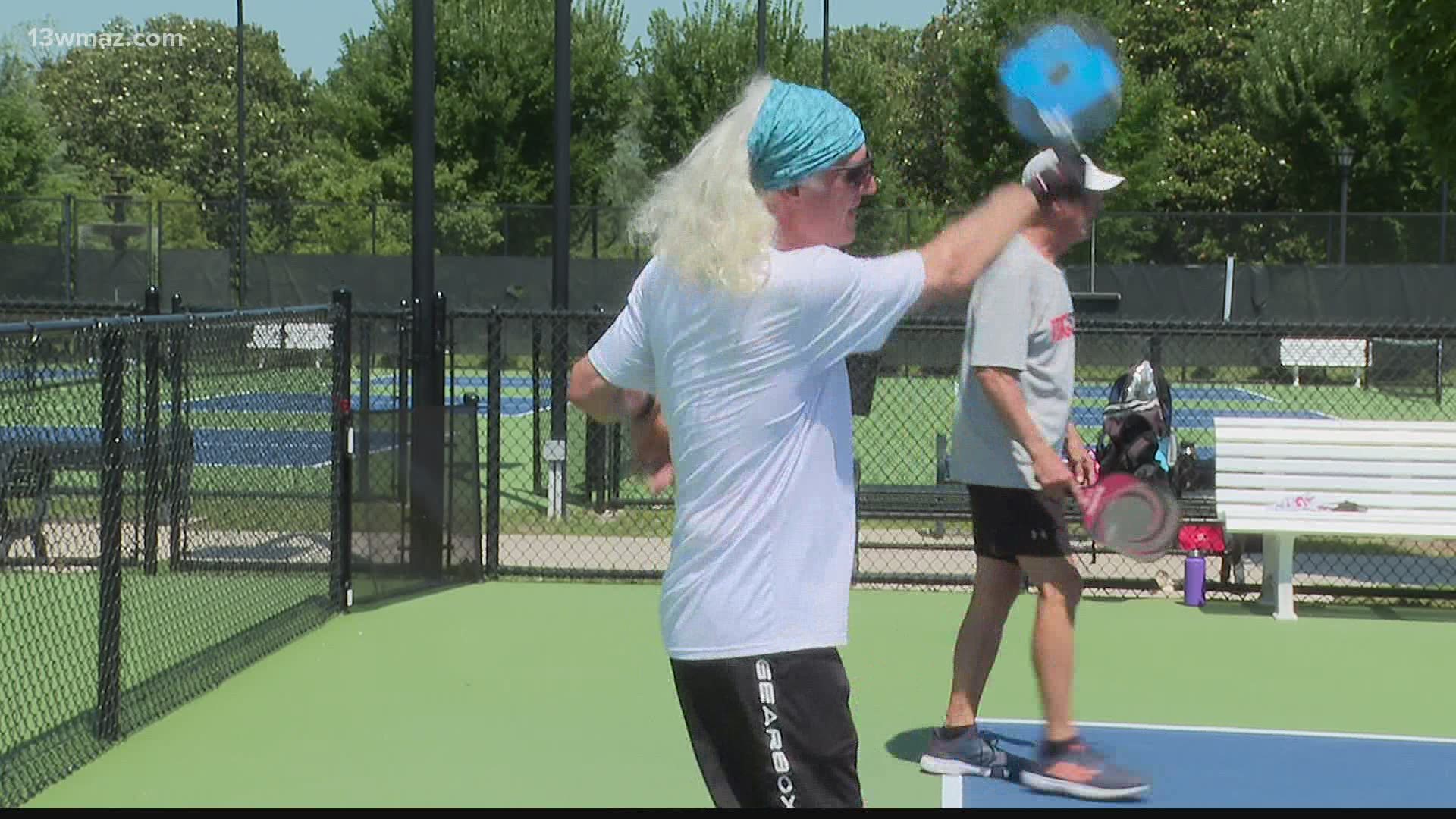 Joe McDaniel and Greg Spicer have been playing pickleball at the Tattnall Square Pickleball & Tennis Center almost every day. Now, they're winning gold medals