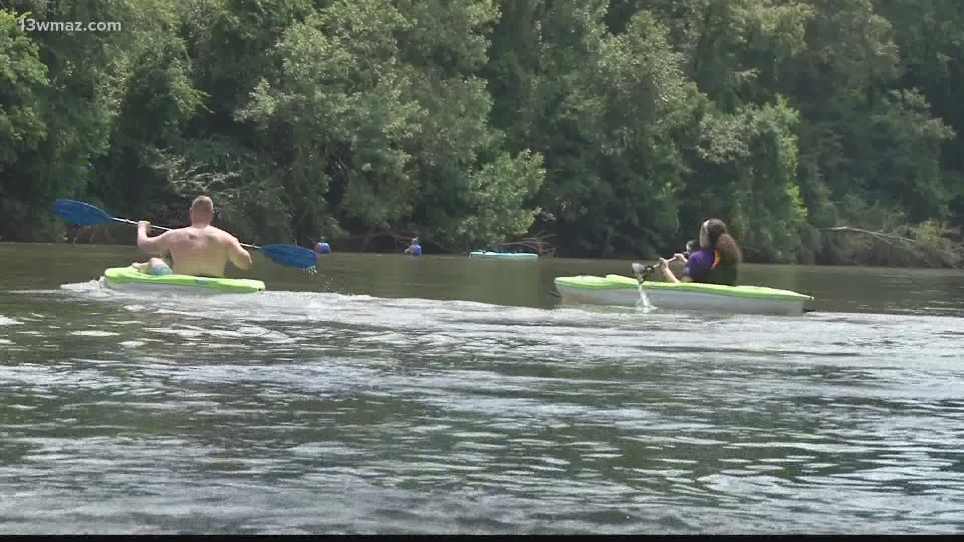 Float Daze cleans the river during the summer months, and cleans the trail during the winter months.