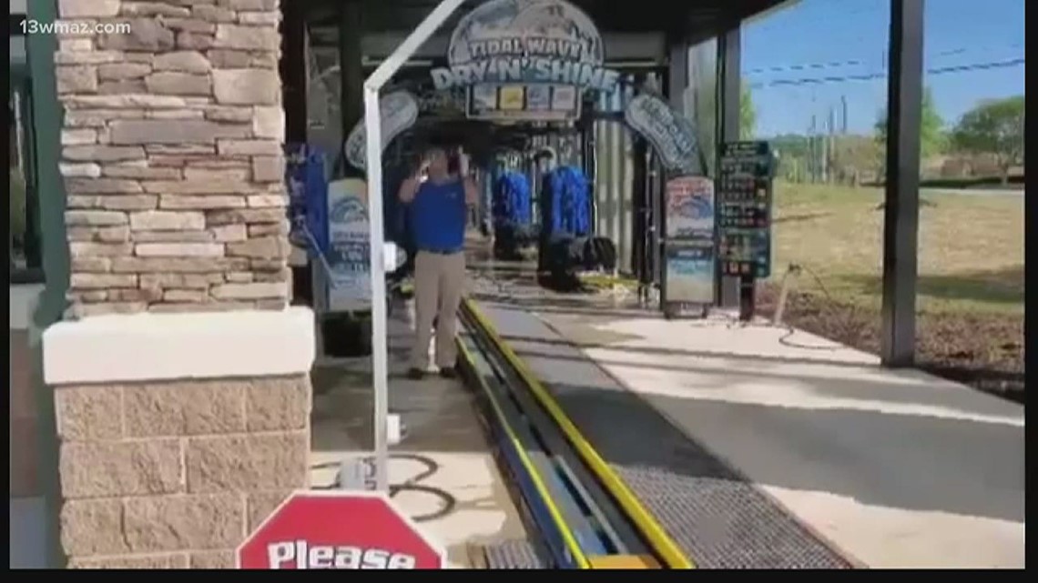 Tidal Wave Auto Spa giving free washes to first responders