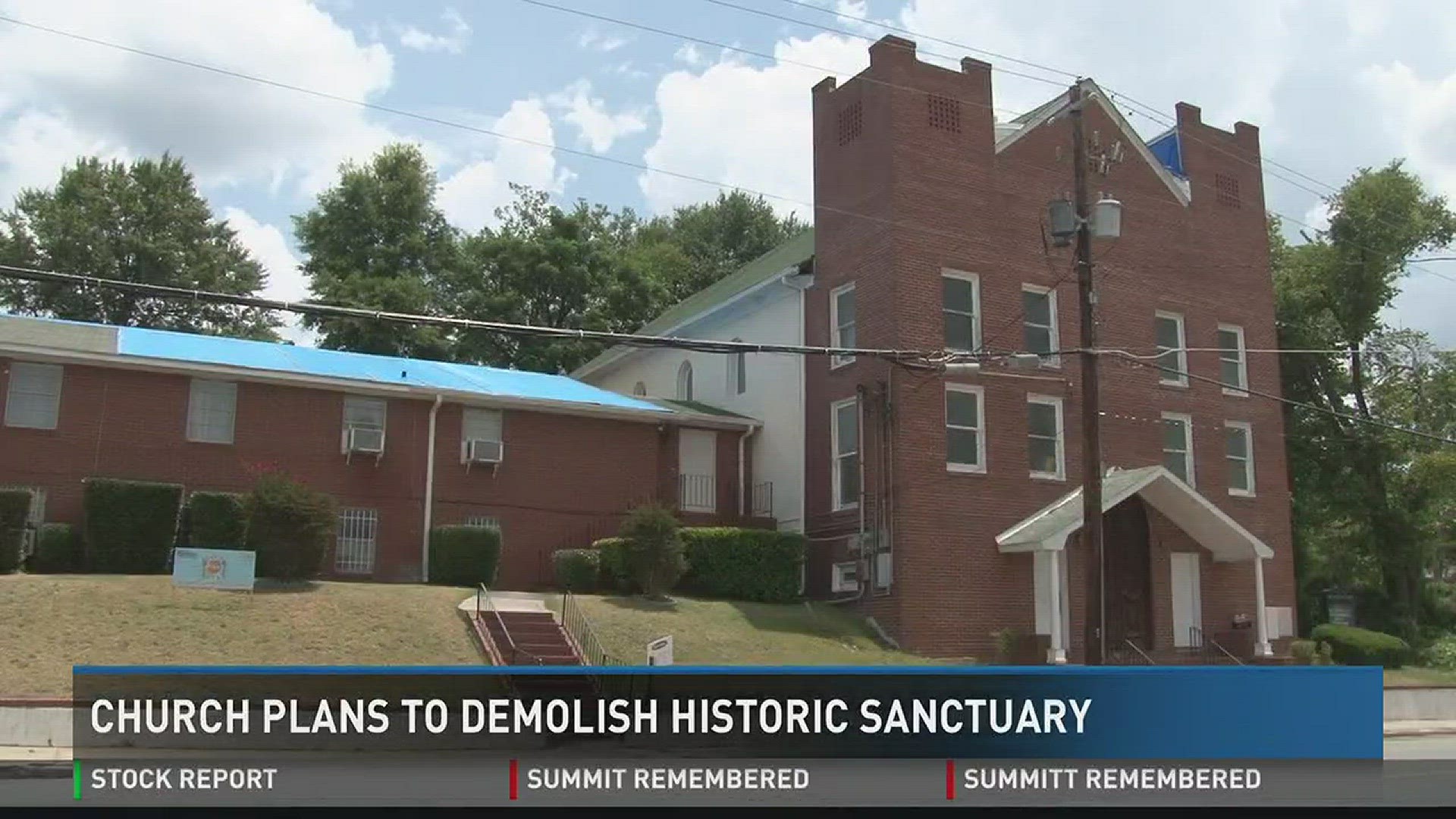 Church plans to demolish historic sanctuary