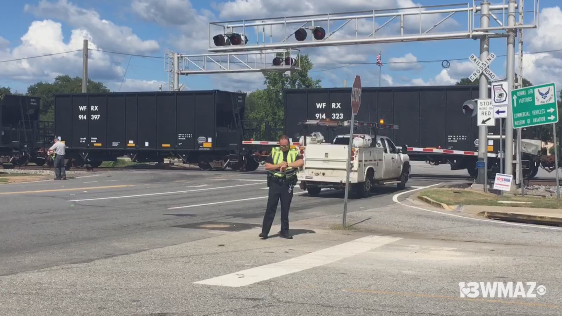 An unknown number of people were injured Monday afternoon after a train accident at the intersection of Watson Blvd and 247.