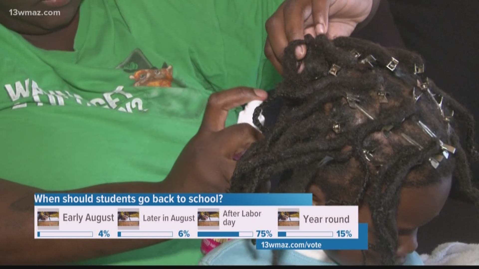 Students are getting ready for the first day of school. For some, it's as early as this week. One back-to-school tradition is a new hairstyle, and a woman in Laurens County is styling students' hair at no cost!