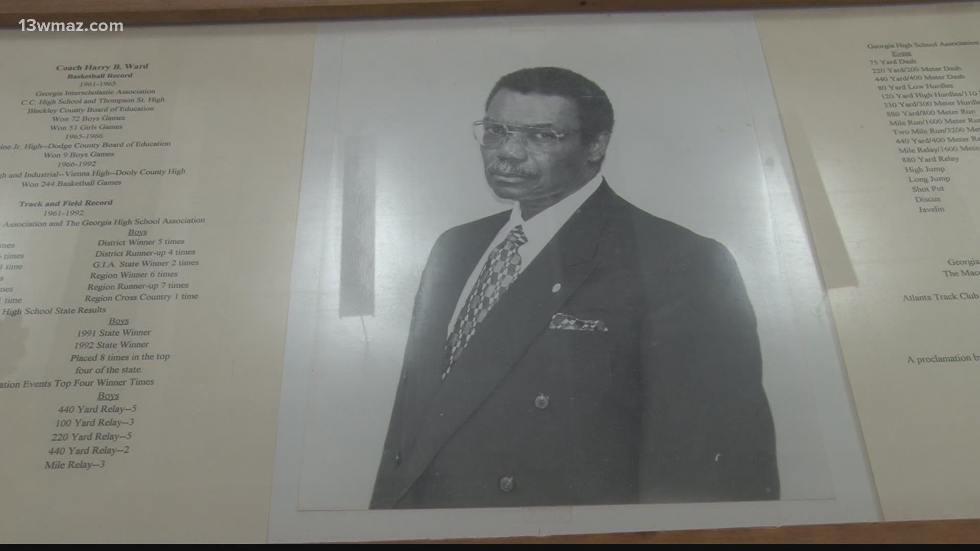 Dooly County High athletes remembers Coach Harry Ward 