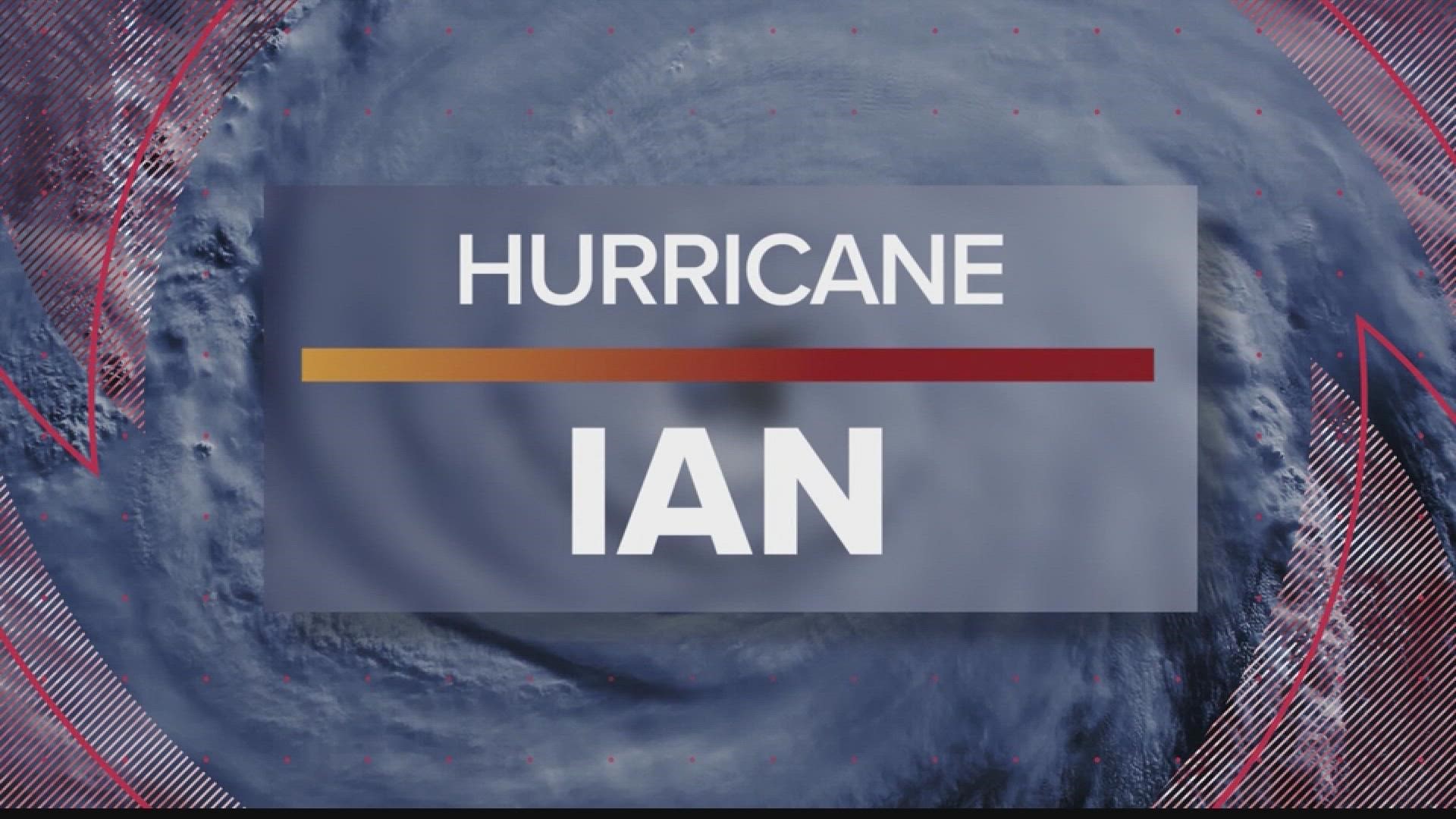 Ian is expected to intensify to category 4 status in the Gulf of Mexico before beginning to weaken as it comes ashore in Florida.