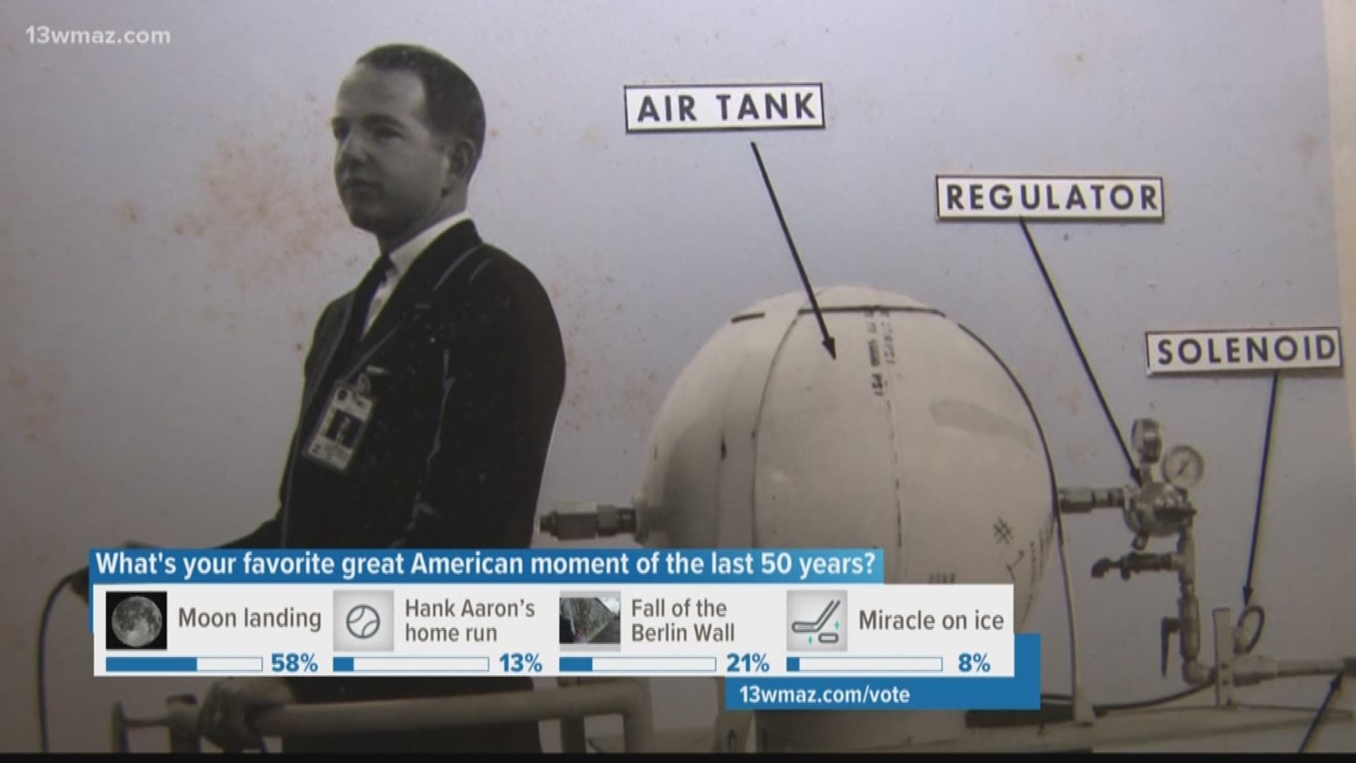 A man who lived in Macon worked with NASA in the crucial time leading up to the Apollo 8 mission. Pepper Baker sat down with Jerome Tisdale's wife to talk about his contributions that helped pave the way for man's first flight to the moon.