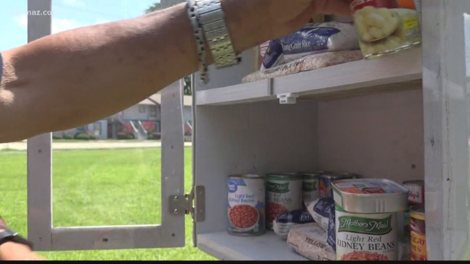 One in five central Georgians aren't always sure where their next meal may come from, according to the Middle Georgia Community Food Bank. 
In Fort Valley, a church has found a new way to make sure someone who needs food can get it quickly, anonymously, and for free.