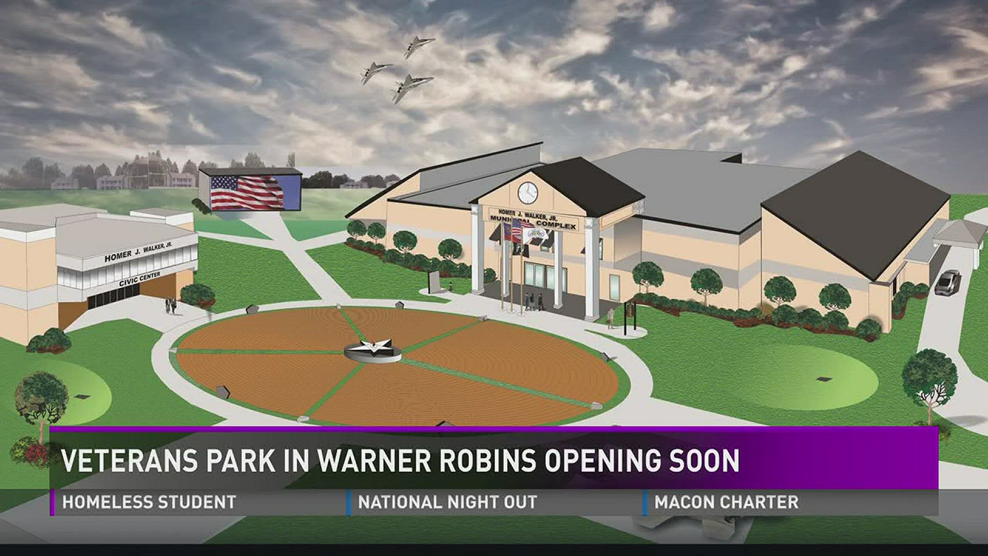 Veterans Park in Warner Robins opening soon