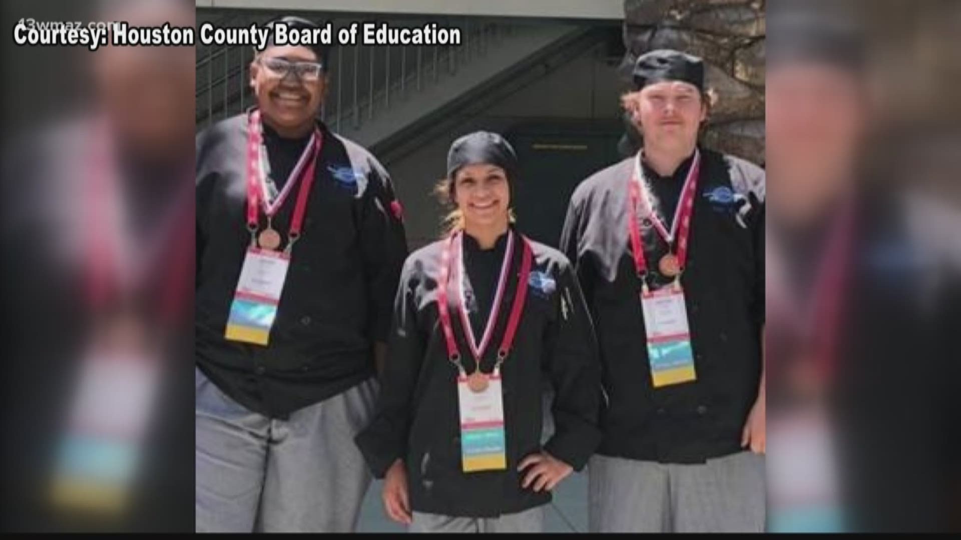 Three student chefs sliced, diced, and sauteed the competition at a national student leadership conference and walked away with a bronze medal. The Houston County Career Academy team competed against 32 teams from across the country. Sarah Hammond spoke to one of the students about her experience and why cooking is something she wants to do for a long time.