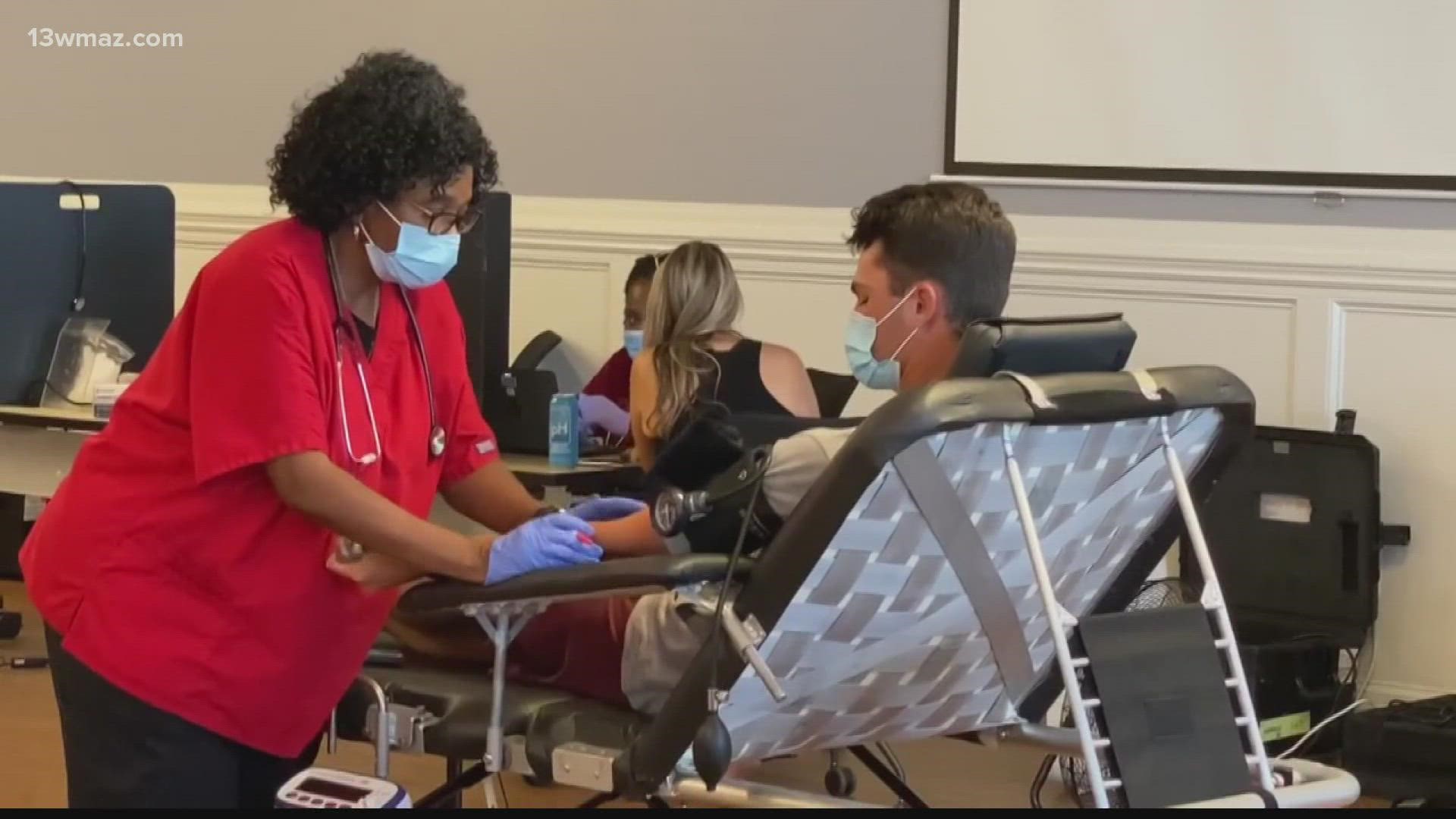 The Red Cross says they need to collect more than 1,000 additional blood donations each day to meet the current hospital demand and help relieve a blood shortage