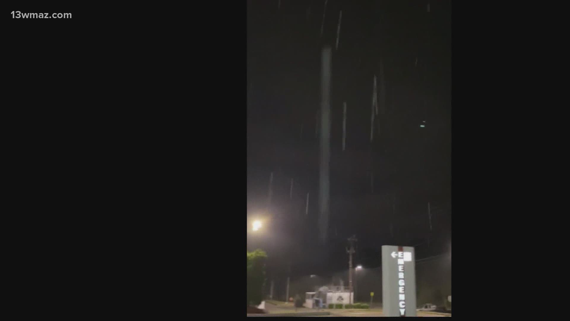 Across the region, people are sharing their videos from last night's sleet and snow flurries.