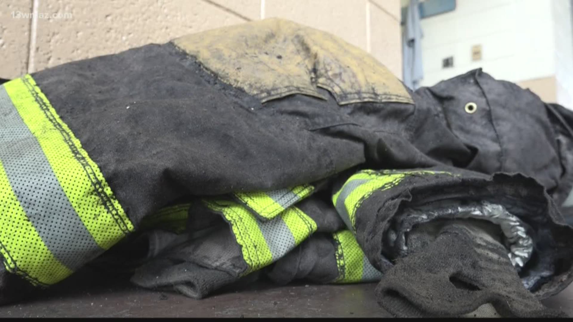 Every day, firefighters rush into burning buildings without knowing what they'll find. Wednesday night, 5 of those Bibb County firefighters ended up in the hospital.