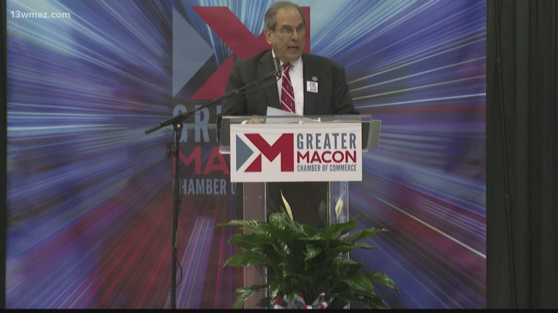 Macon-Bibb Mayor Robert Reichert delivered his final state of the community message and stated that he began his time in office with a negative "fund balance."