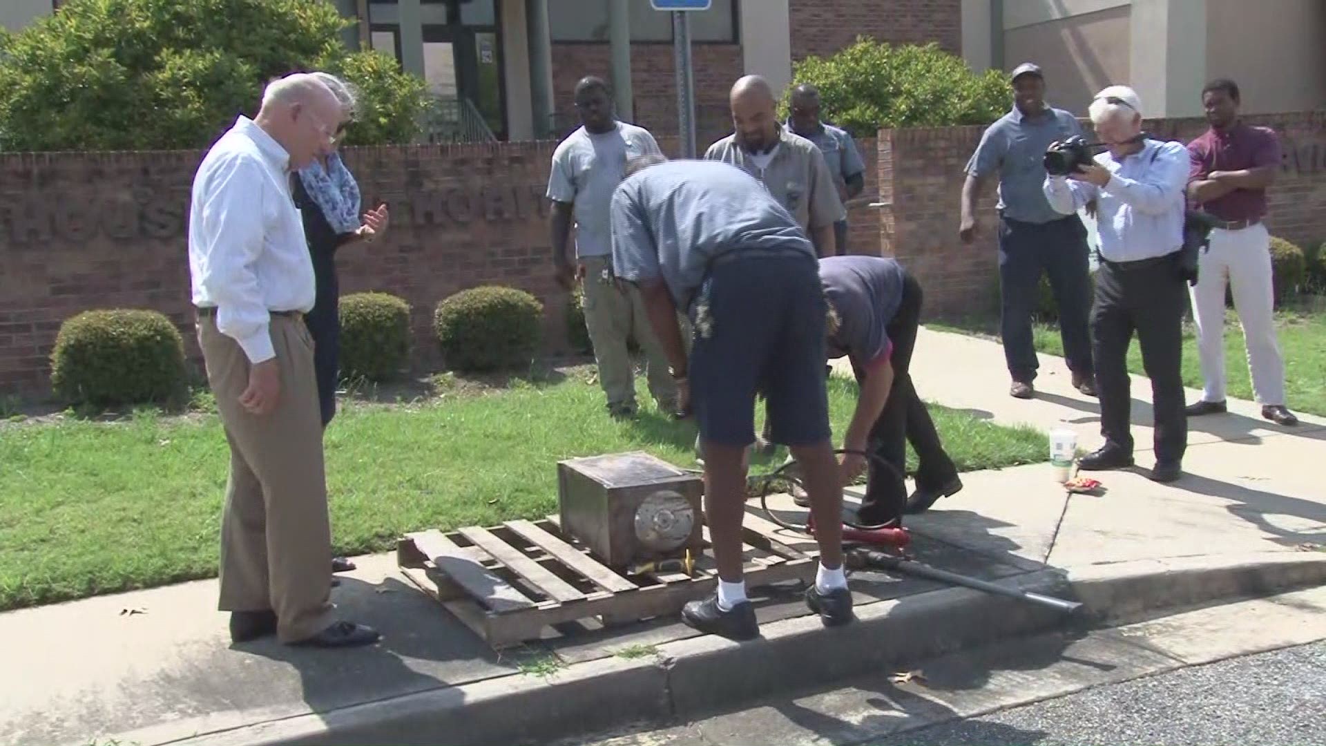 Macon Housing Authority opens mysterious safe