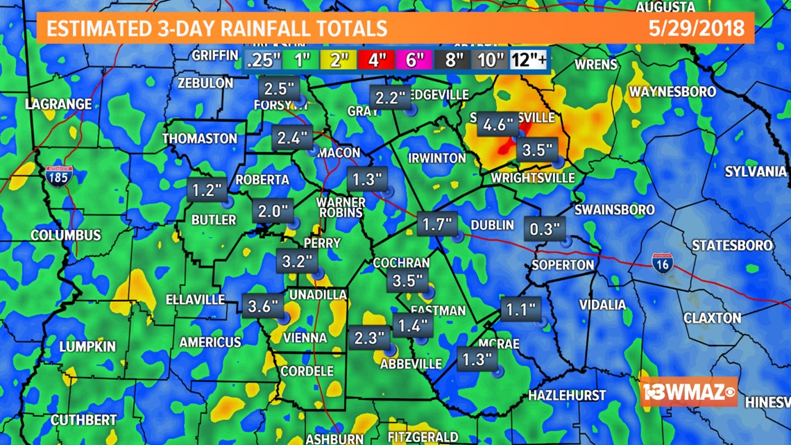 A look at the river levels across Central