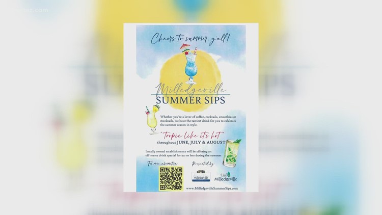 'Summer Sips': Downtown Milledgeville restaurants serving drink specials