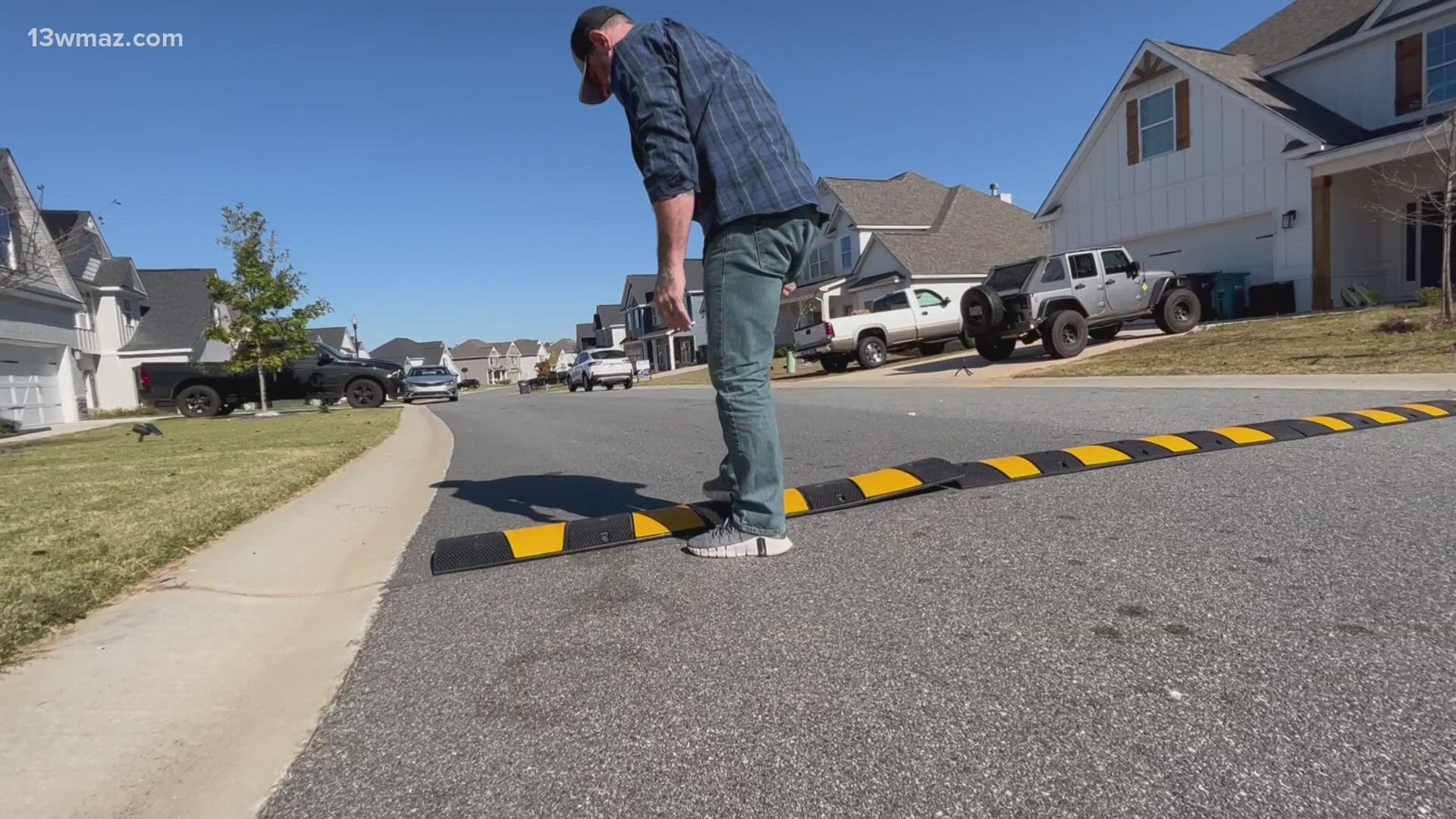 Sean Leonard spent hundreds of dollars installing speed bumps. The next day, the City of Perry told him that was illegal.