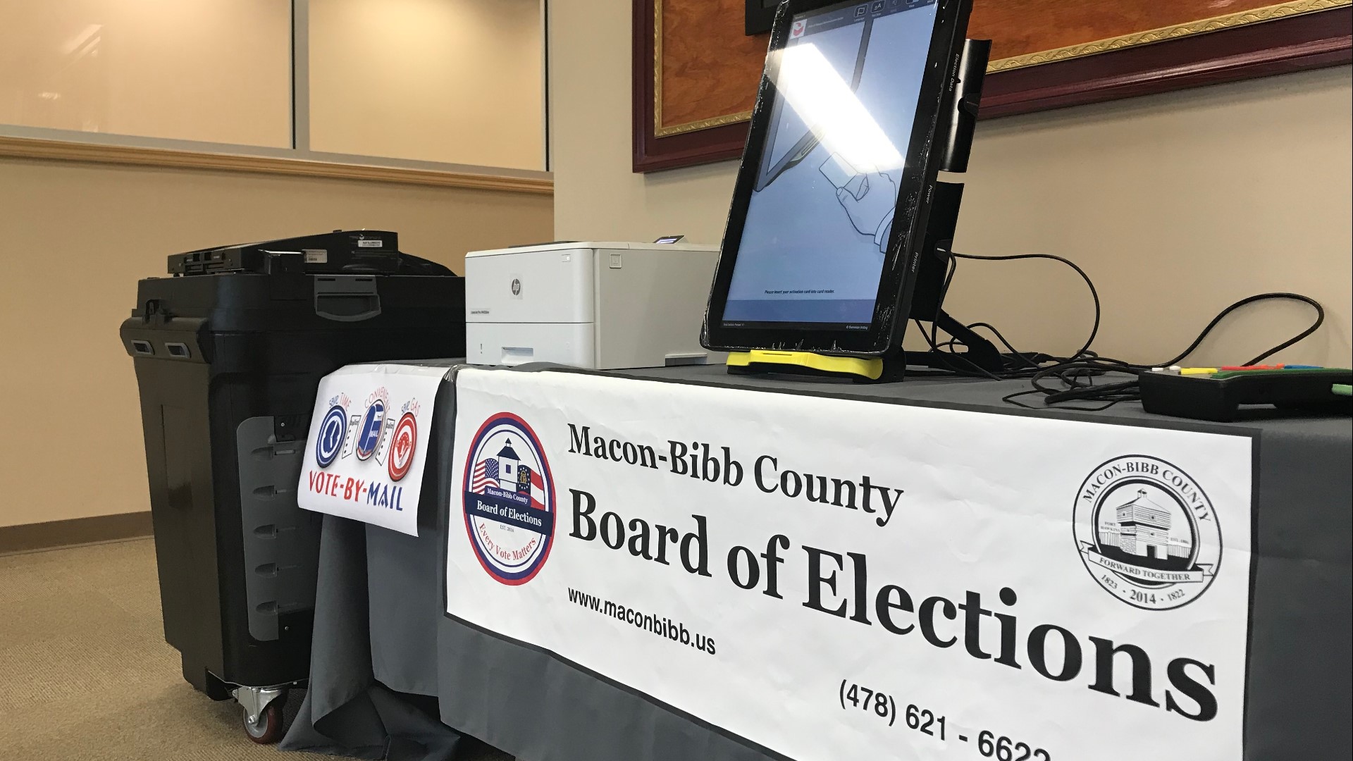 According to the Secretary of State's Office, Georgia counties should have new voting machines by February. The new system uses touchscreens and ballot printouts.