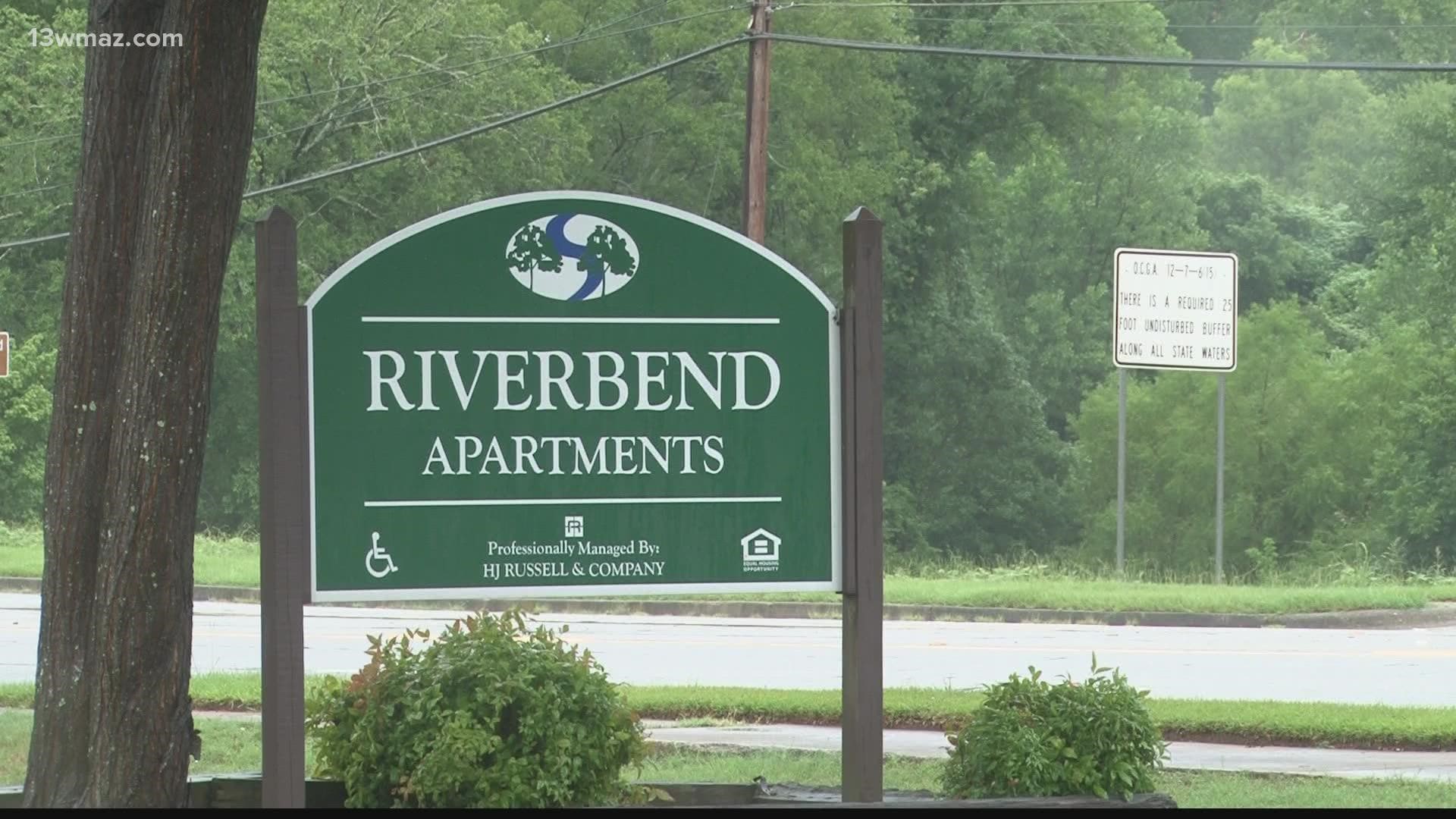 A shooting at the Riverbend Apartments in Milledgeville early Friday morning sent three people to the hospital and led to a manhunt.
