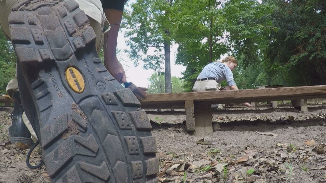 AmeriCorps helps clean up Girl Scouts' campgrounds in Lizella