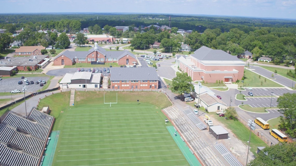 Mary Persons Dan Pitts Field drone view | 13wmaz.com