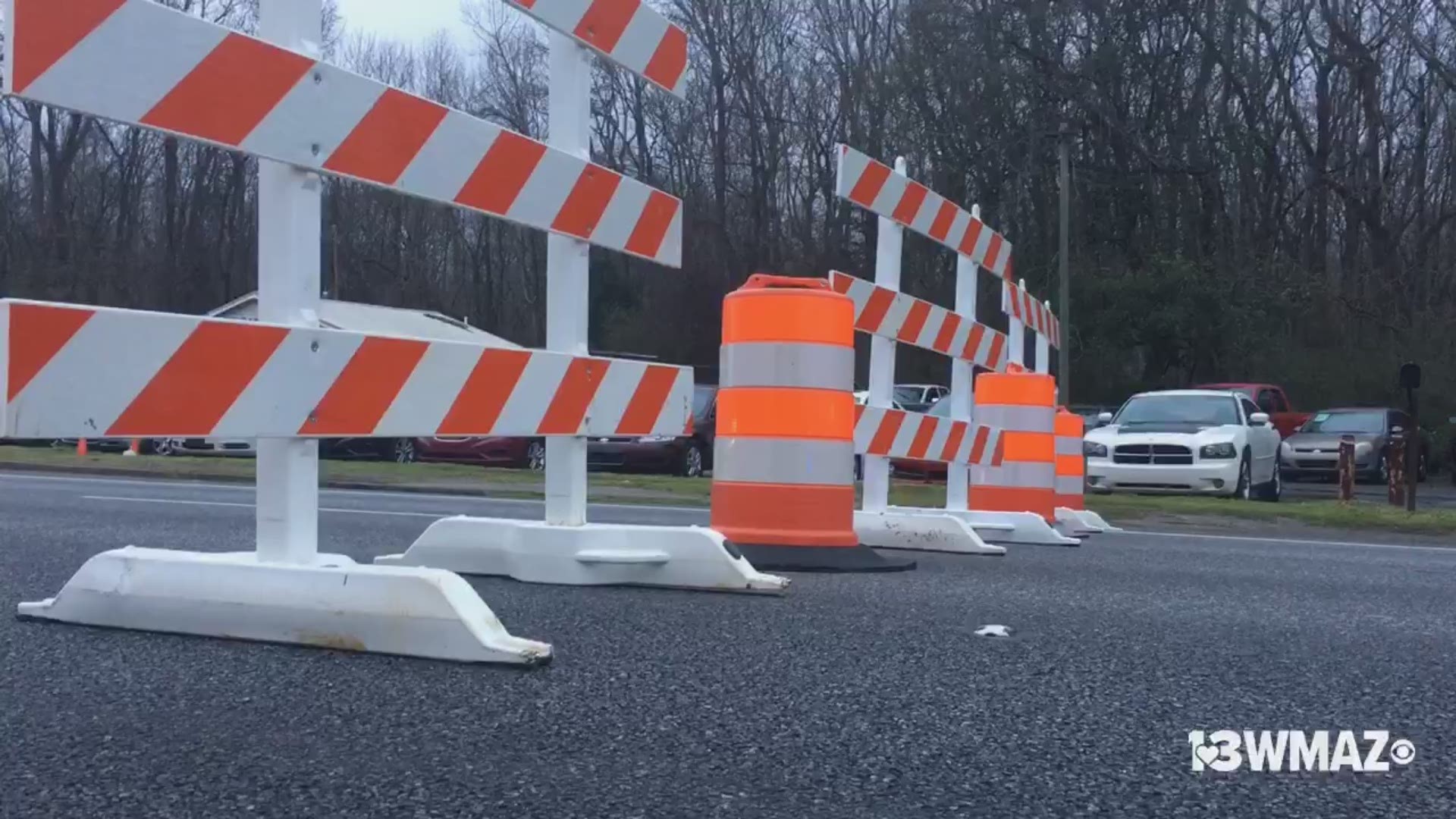 Traffic was shifted this week to make way for bridge repairs. Here's what it looks like.